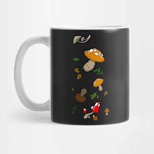 Falling Mushrooms Mug